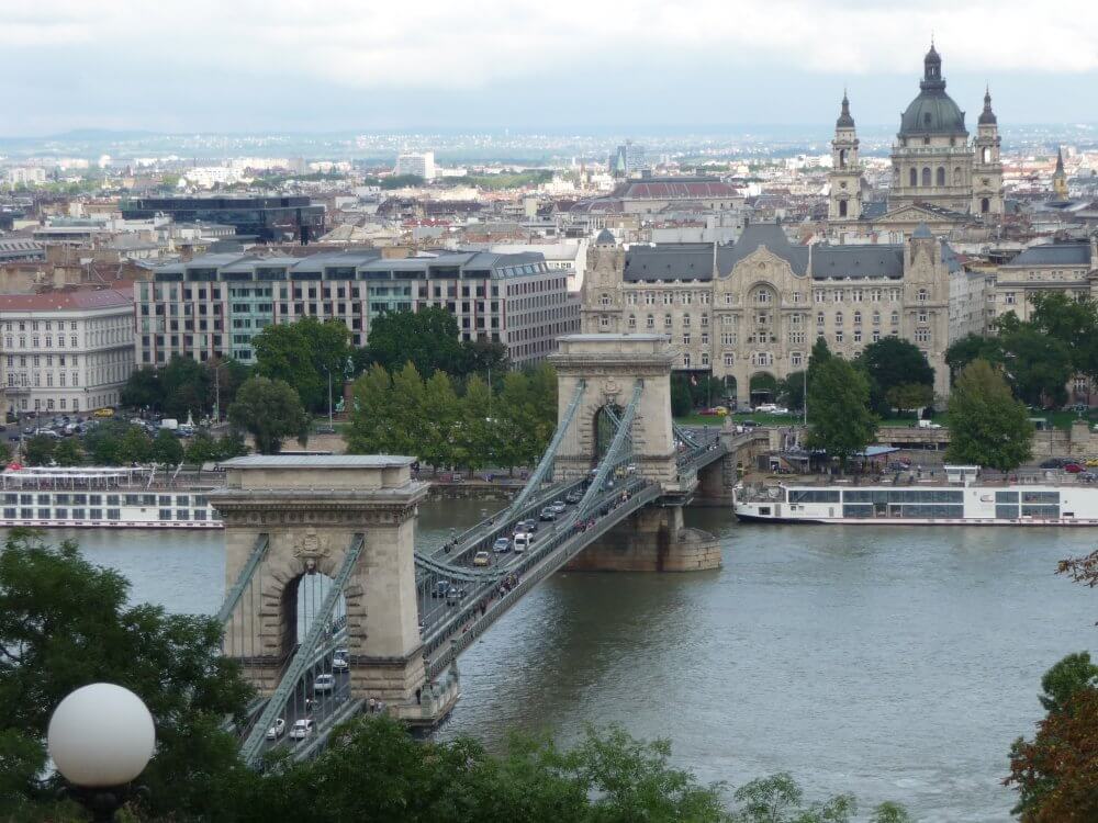 Budapest, Donaupanorama mit Kettenbrücke