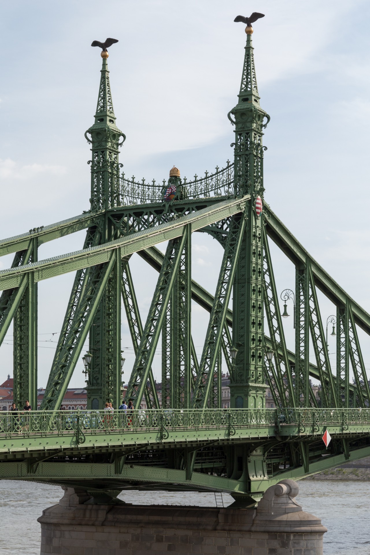 Konstruktion der Freiheitsbrücke (Szabadság híd) Budapest