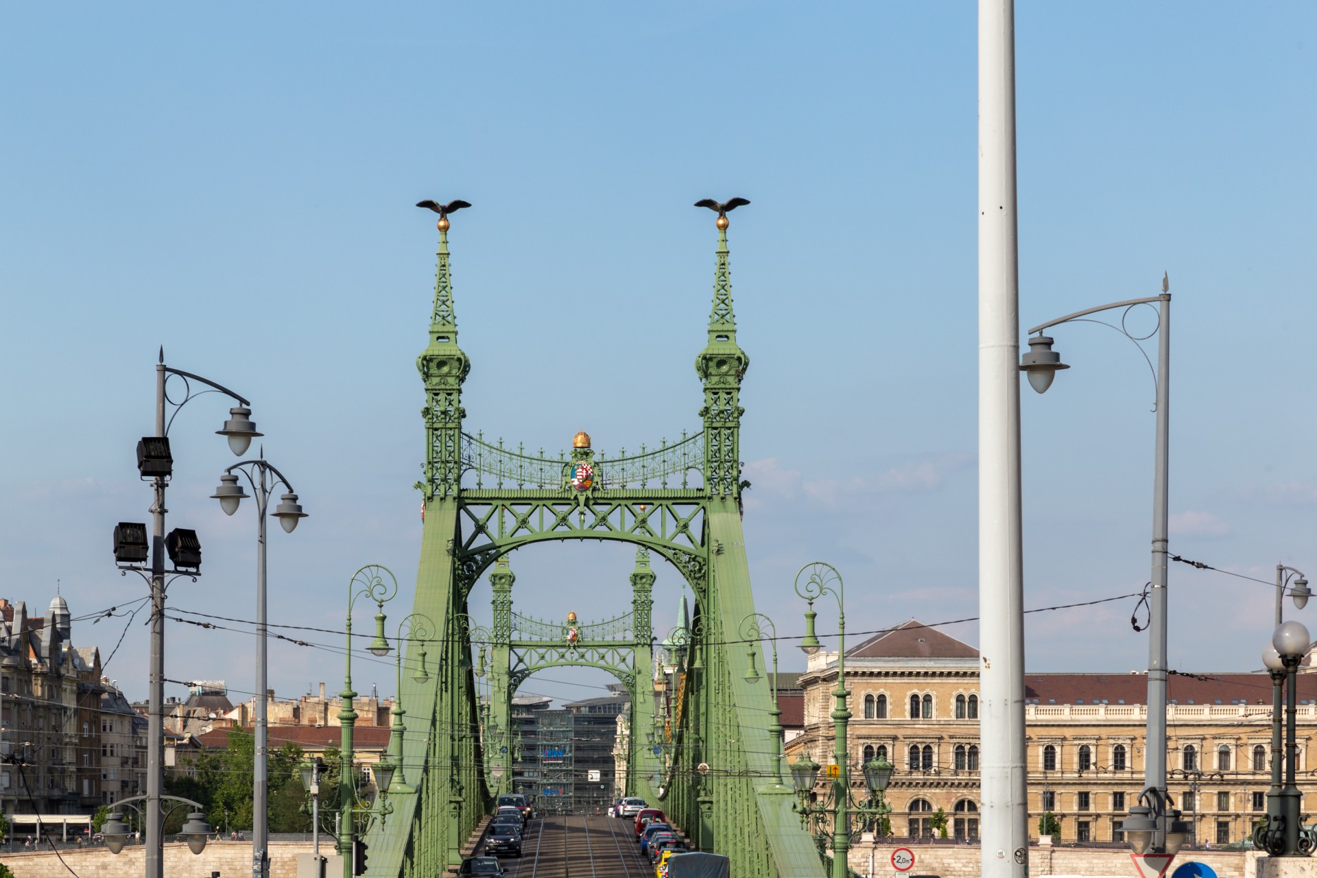 Freiheitsbrücke (Szabadság híd) vom Gellért aus gesehen