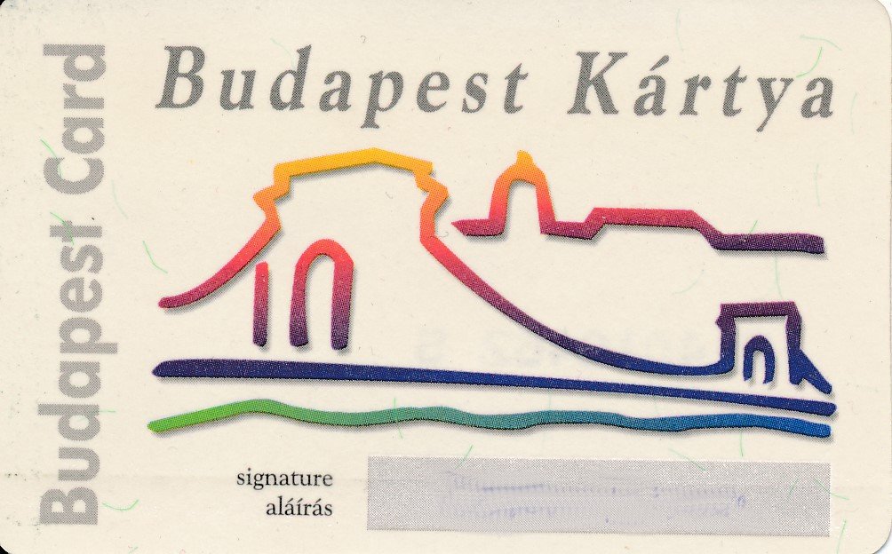 "Historische" Budapest Card von 2004
