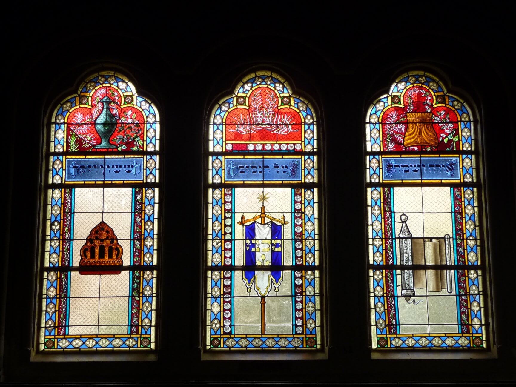 Miksa Róth Glasfenster, Synagoge Szeged