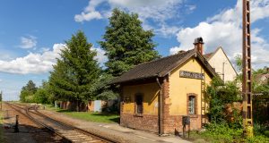 Piroschka-Bahnhof in Székkutas