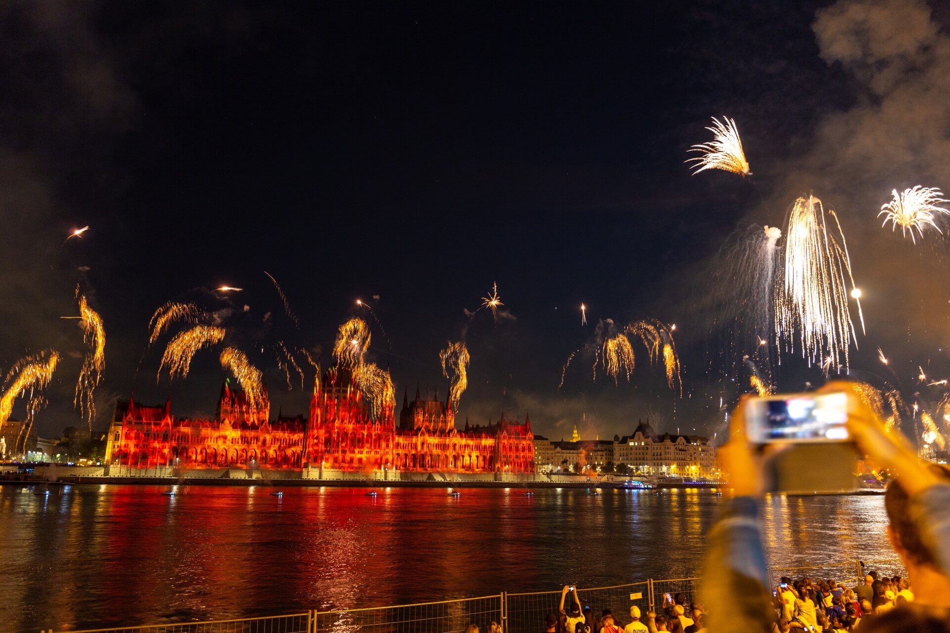 Nationalfeiertag Budapest 2021, Feuerwerk